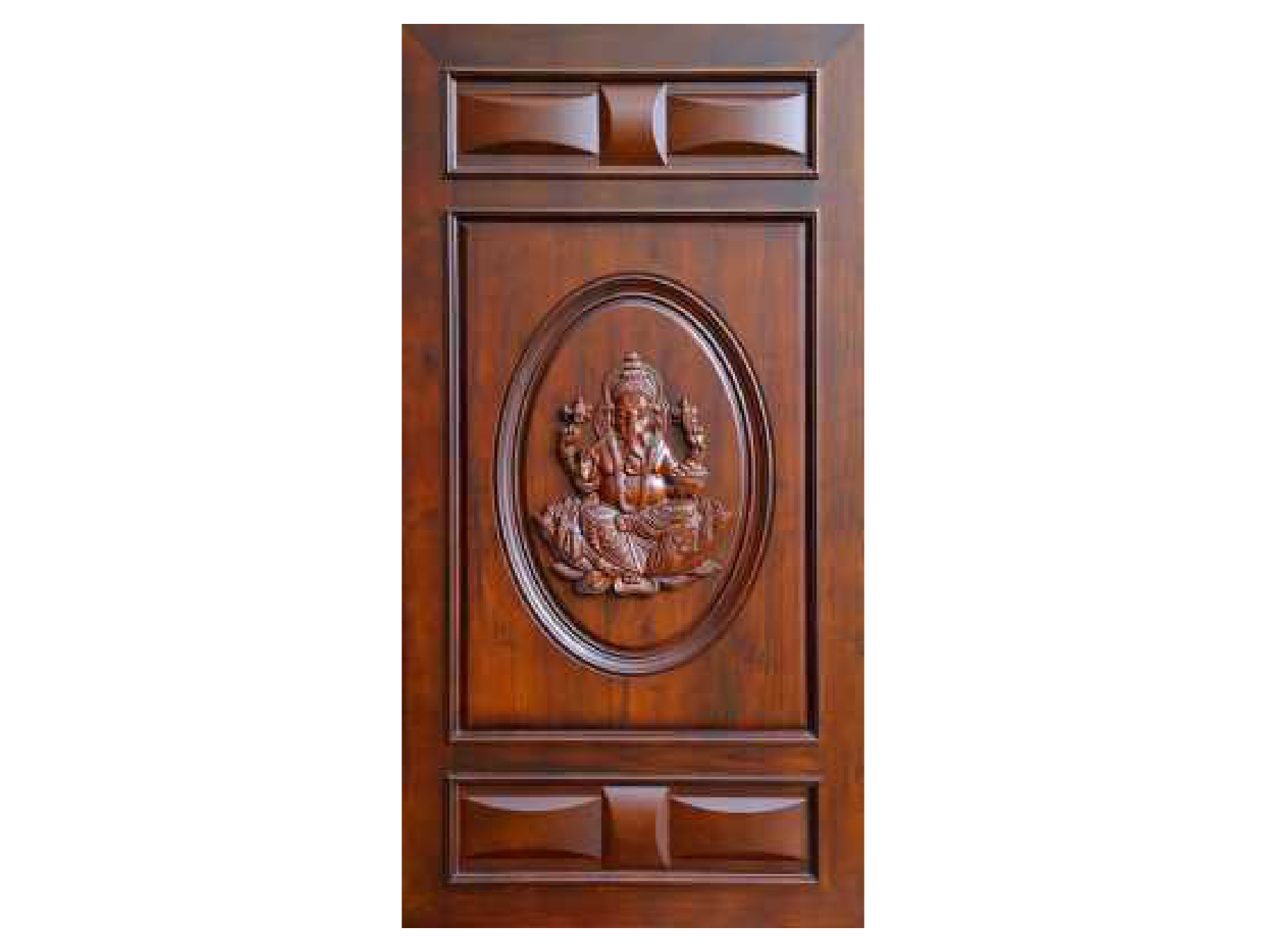 Teak wood temple doors